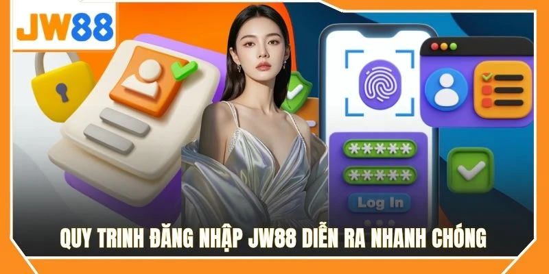 Quy trình đăng nhập JW88 diễn ra nhanh chóng