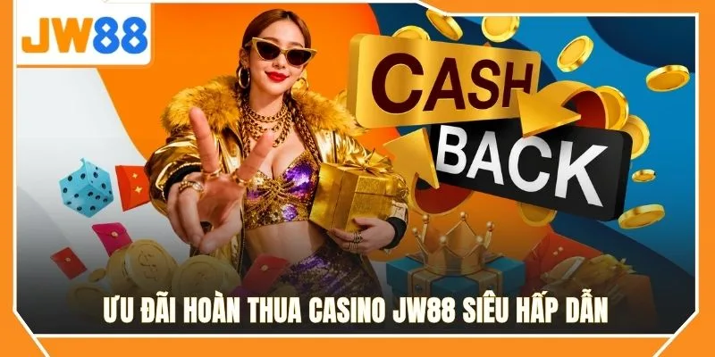 Ưu đãi hoàn thua casino JW88 siêu hấp dẫn